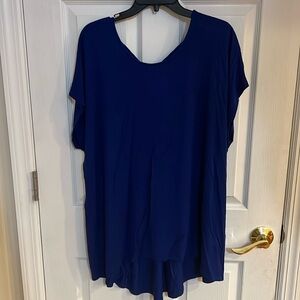 Royal blue shirt, size 3 by chicos like new